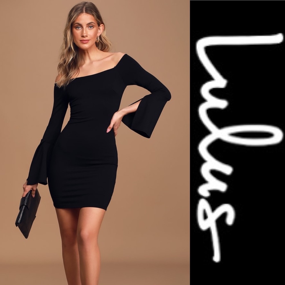 Lulus Marseille Off-the-Shoulder Bodycon Dress